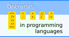operators in programming languages